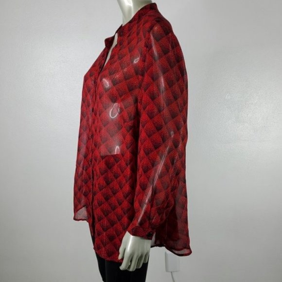 Catherines Womens Top Plus‎ Size 1X Petite - Picture 4 of 6